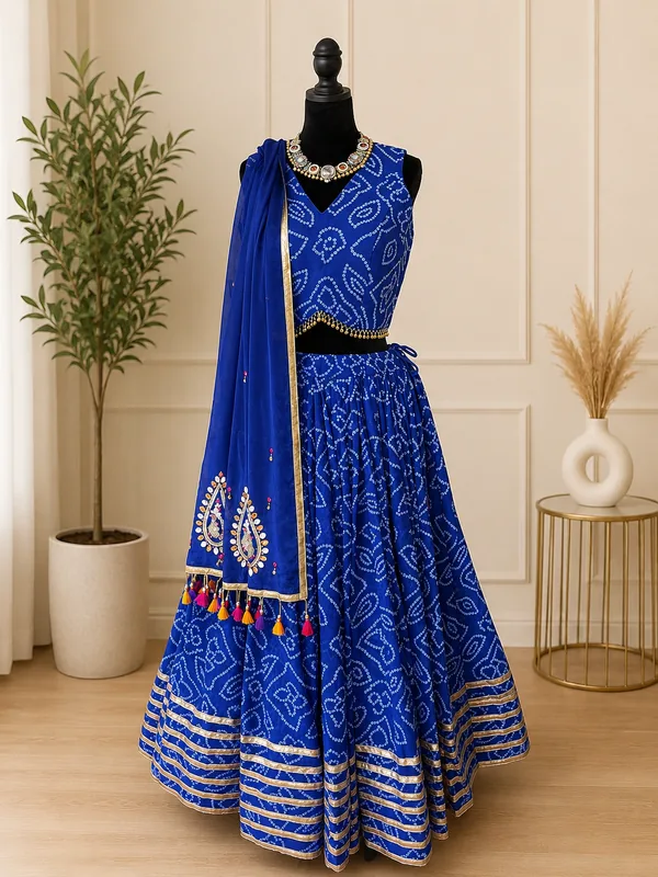 Royal blue Badhni