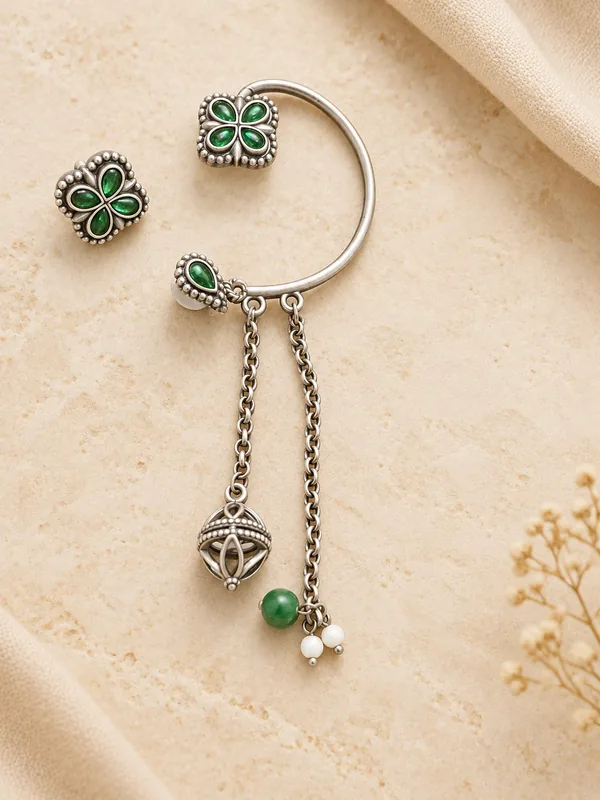 Oxidized earcuffs