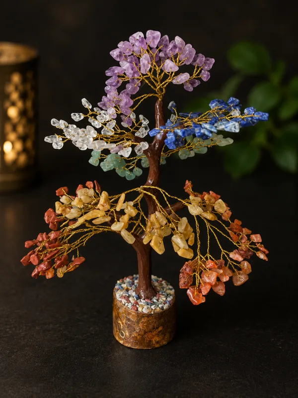Seven Chakra Crystal Tree of Life