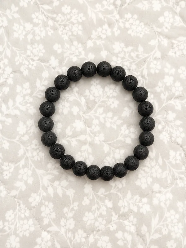 Black Lava Stone Aromatherapy Bracelet